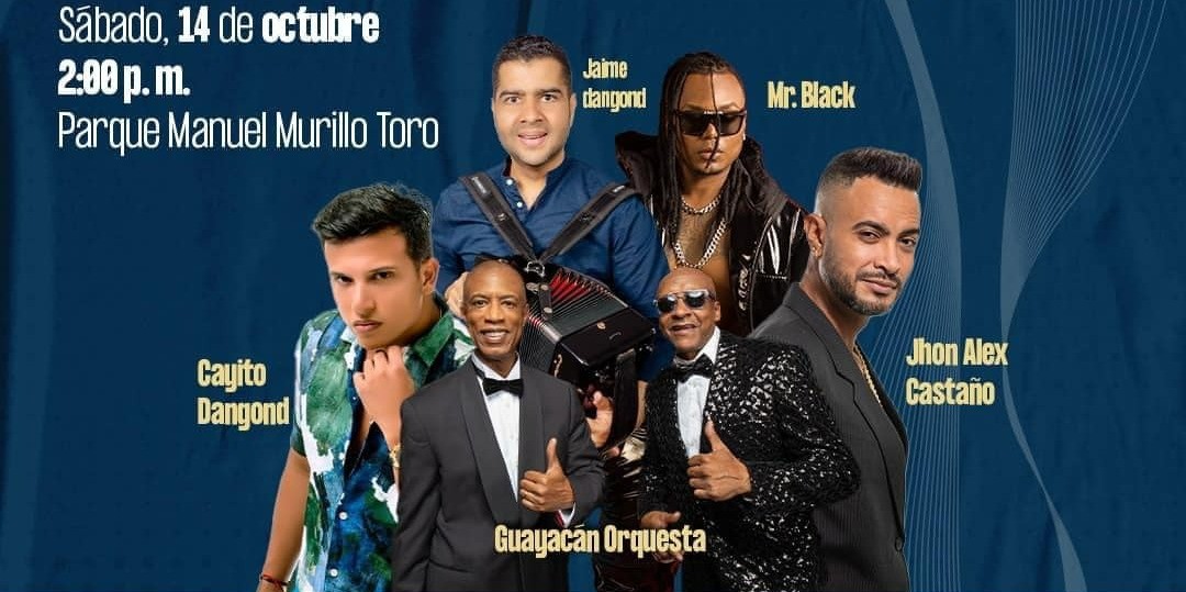 Prepárese, Guayacán Orquesta y Mr. Black en el cumpleaños de Ibagué