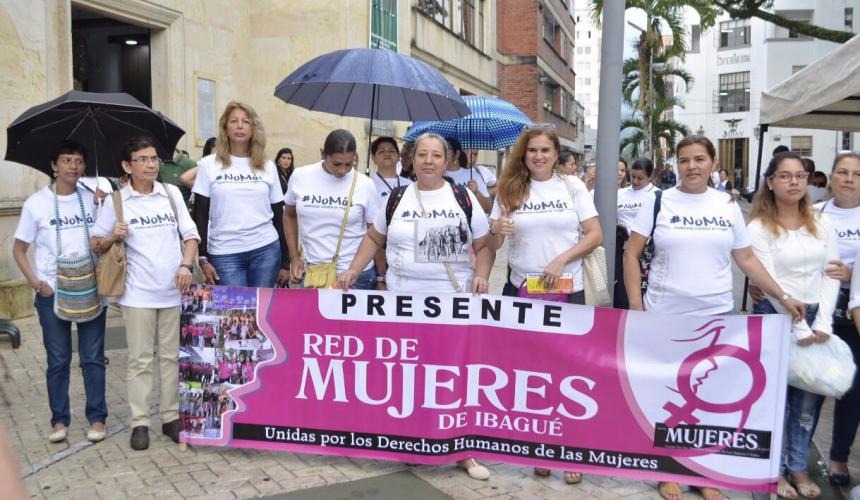 "Queremos tener la tranquilidad de caminar por la calle sin temor": Red de Mujeres de Ibagué