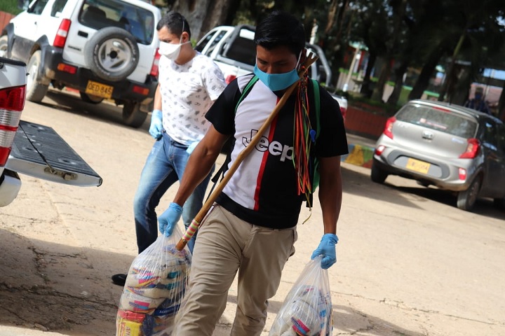 Entregaron mercados a comunidades indígenas de Cunday