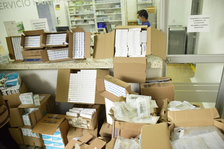 Gobierno departamental entrega medicamentos para la atención de pacientes con Covid-19