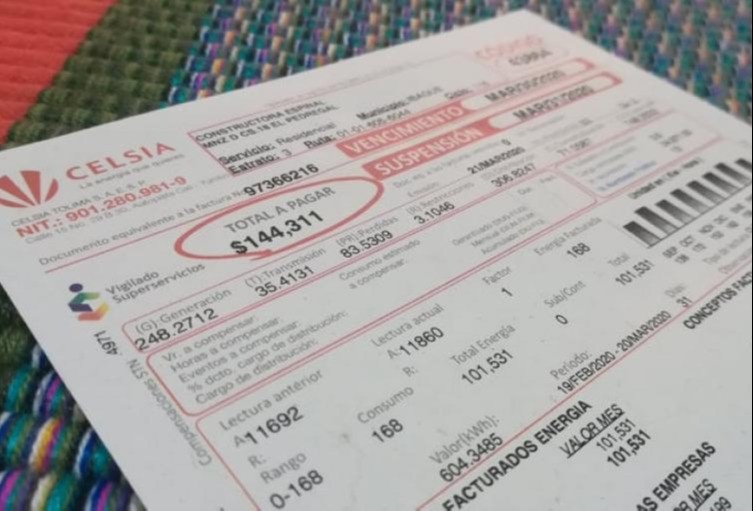 Recibo de energía subió de 101 mil a 190 mil pesos