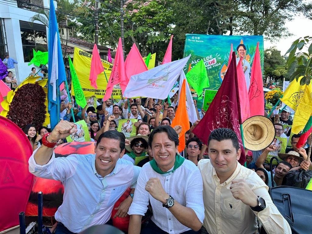 Renzo García y una candidatura multicolor