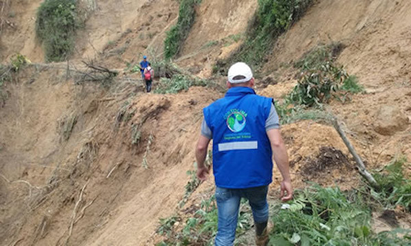 Municipios del Tolima en riesgo de deslizamientos