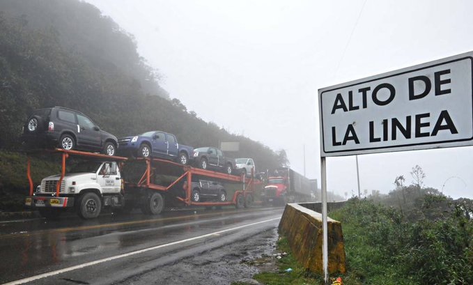 Cierre vía Cajamarca-Calarcá