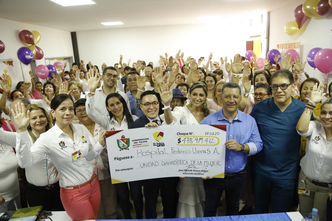 Gobernador entrega recursos para Unidad Diagnóstica de la Mujer en el Federico Lleras Acosta
