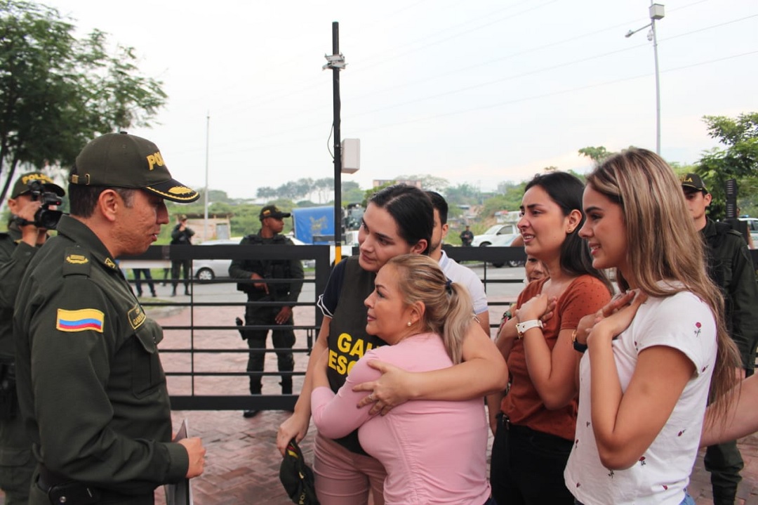Empresaria rescatada regresó a su hogar