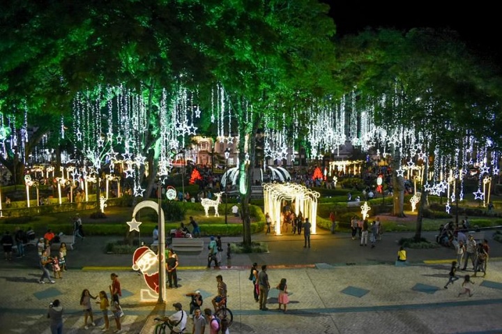Mano de obra ibaguereña en alumbrado navideño