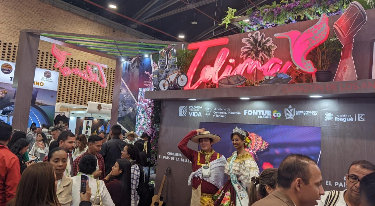 Entre ocobos y bambucos, así es el stand del Tolima en Anato 2024