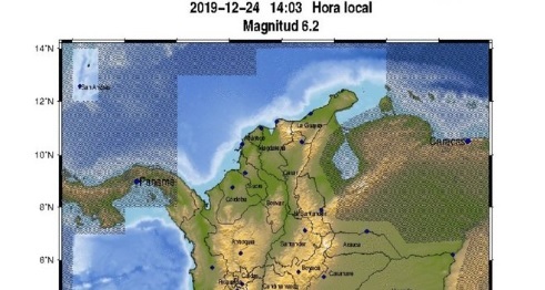 Fuerte sismo sacude a Colombia