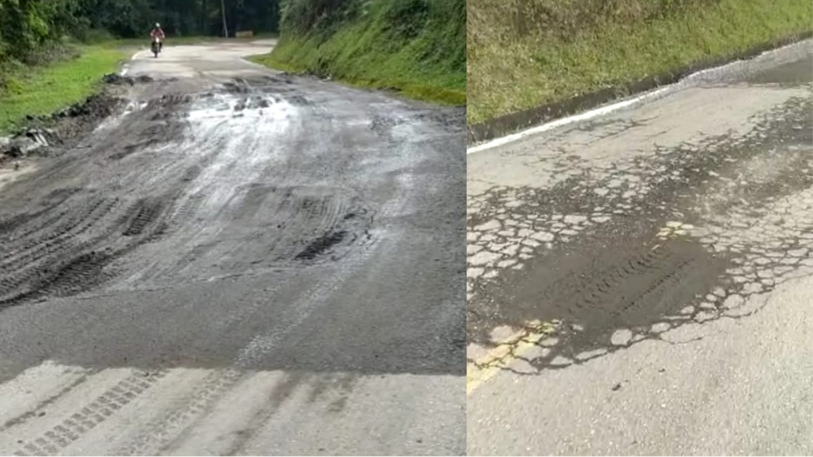 Vía Líbano-Murillo, convertida en una trocha