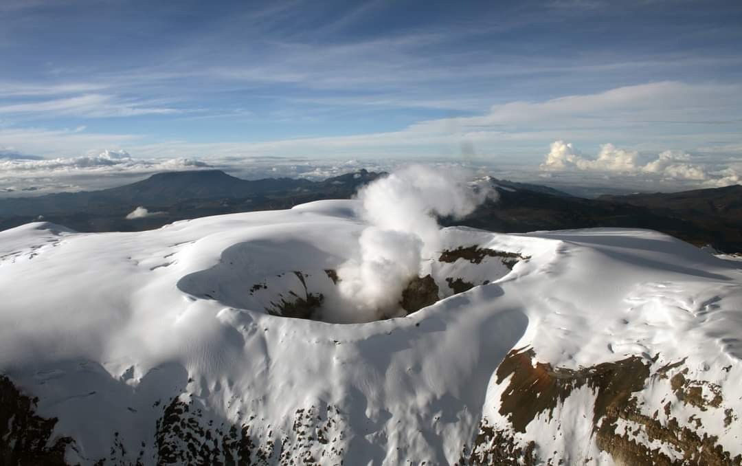 Volcán Nevado del Ruiz, incluído entre los 100 patrimonios geológicos del mundo
