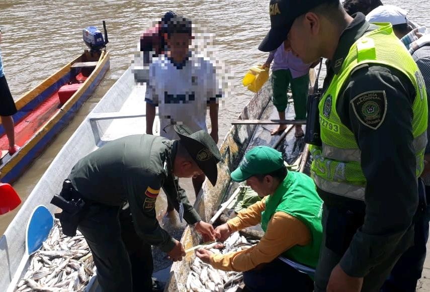 Control a pescadores en Honda