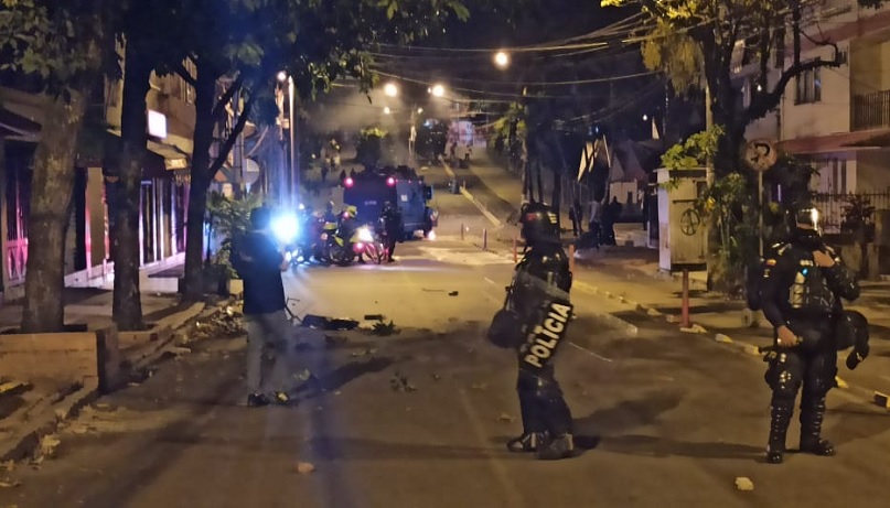 Nueva jornada de protestas en Ibagué por abuso policial dejó jóvenes heridos y detenidos