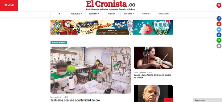 EL Cronista, el portal independiente de mayor consulta en la web