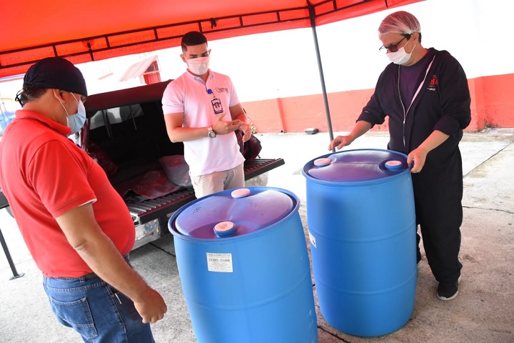 Hospitales públicos del Tolima reciben alcohol carburante