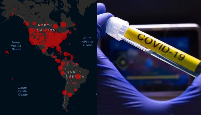 América y el coronavirus