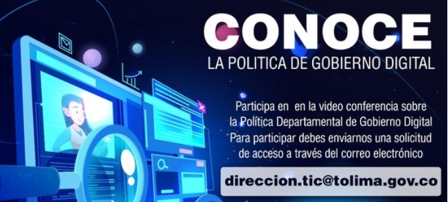 Gobierno departamental explicará su política digital