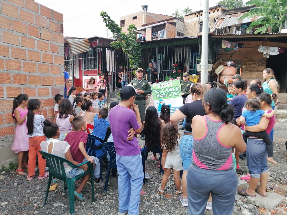 Plan navidad: “unidos por la seguridad y la convivencia” de la Policía Metropolitana de Ibagué.