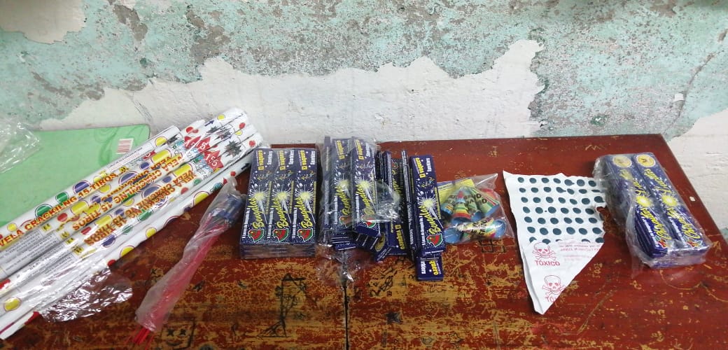 Incautaciones de pólvora este fin de semana en el norte del Tolima
