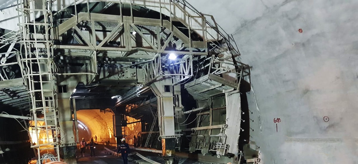 Concluido revestimiento del Túnel de la Línea