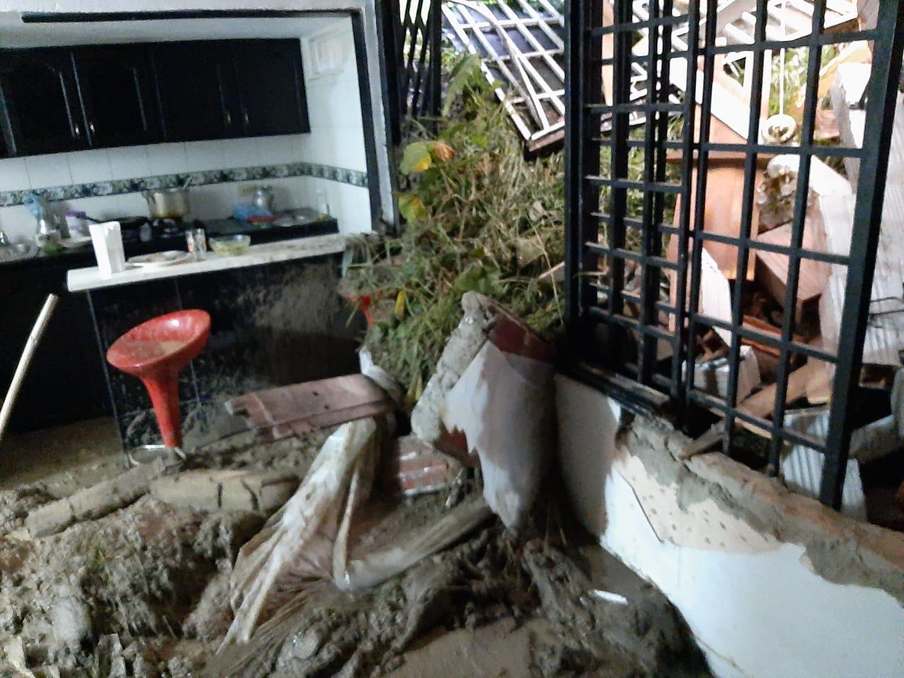 Deslizamientos en la vereda Ancón-Tesorito de Ibagué