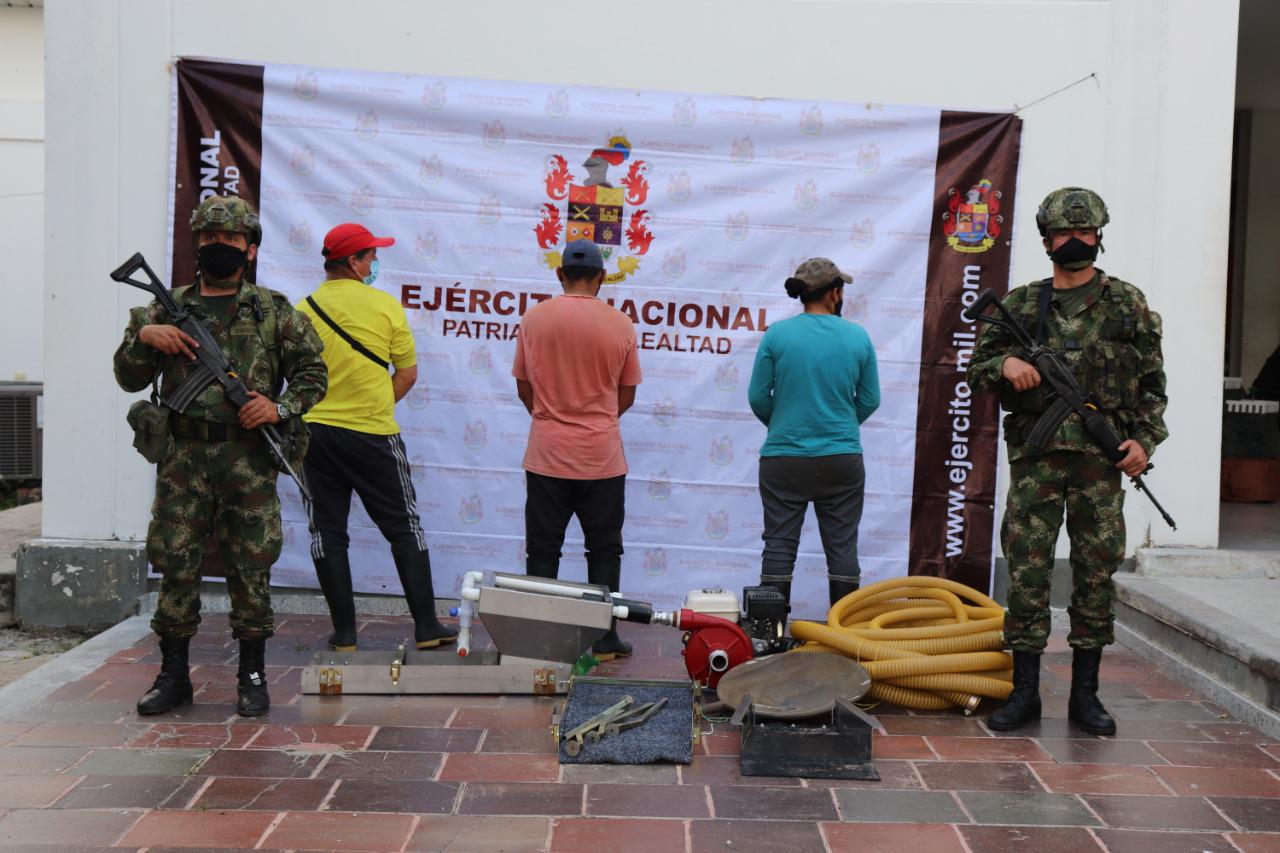 Freno a la minería ilegal en el norte del Tolima