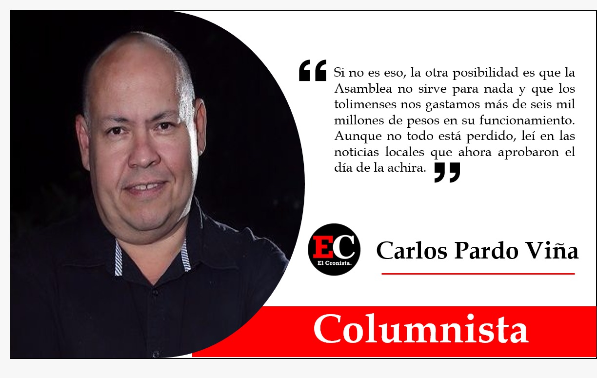 De la Asamblea viene un barco cargado de…