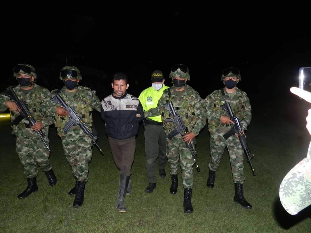 Capturado máximo cabecilla del GAO-r Frente Ismael Ruiz, en el sur del Tolima