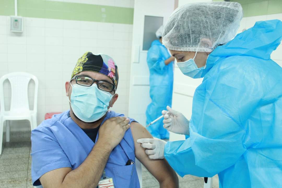 Se han aplicado 2.376 vacunas de Pfizer al personal de primera línea de salud de Ibagué