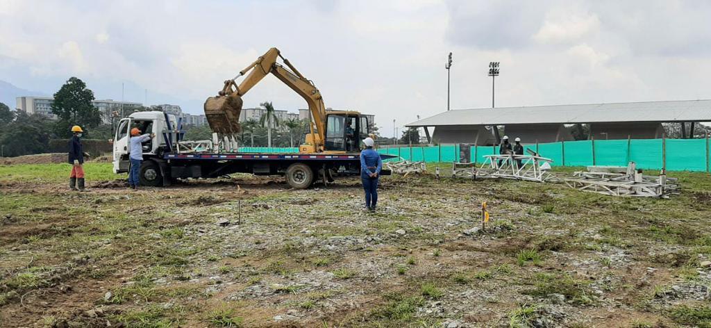 Así avanza la construcción del Coliseo Mayor de Ibagué