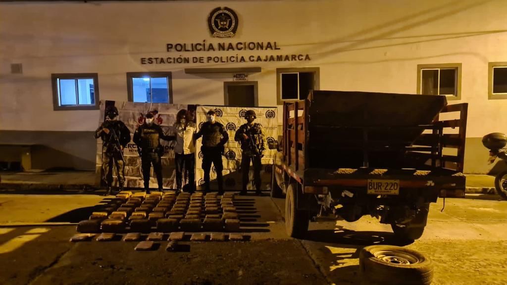 158 Kilos de marihuana incautados al interior de un vehículo particular en la ruta Cali-Ibagué