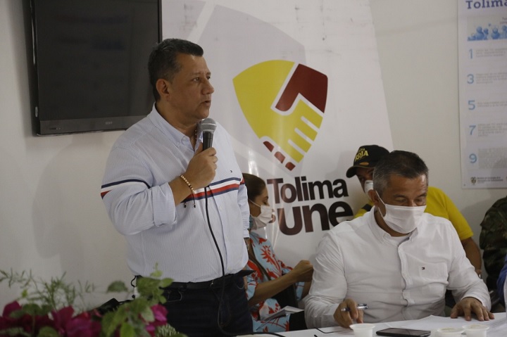 Gobernador Orozco hizo compromisos en el suroriente del Tolima
