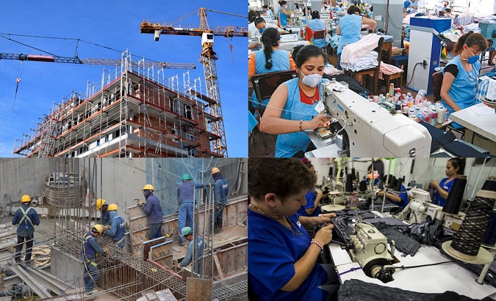 Estos son los horarios laborales para sectores de la manufactura y construcción