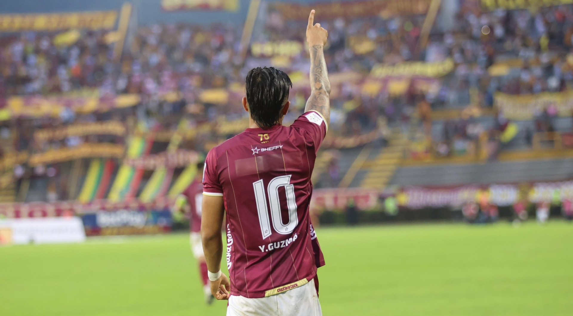 Yeison Guzmán le da el liderato al Deportes Tolima